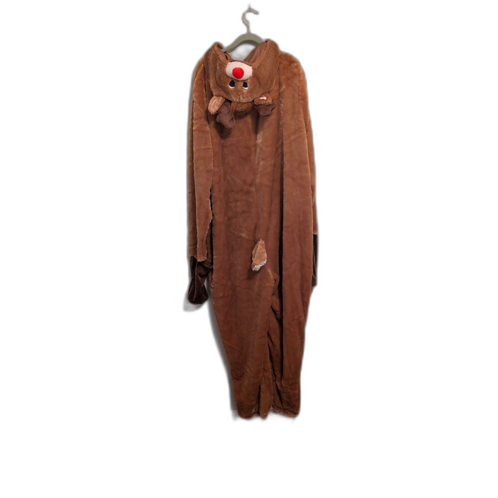 Rudolph the Red-Nosed Reindeer Plush Hooded Costume Size 3XL